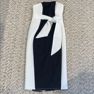 ASOS design strapless color block maternity dress